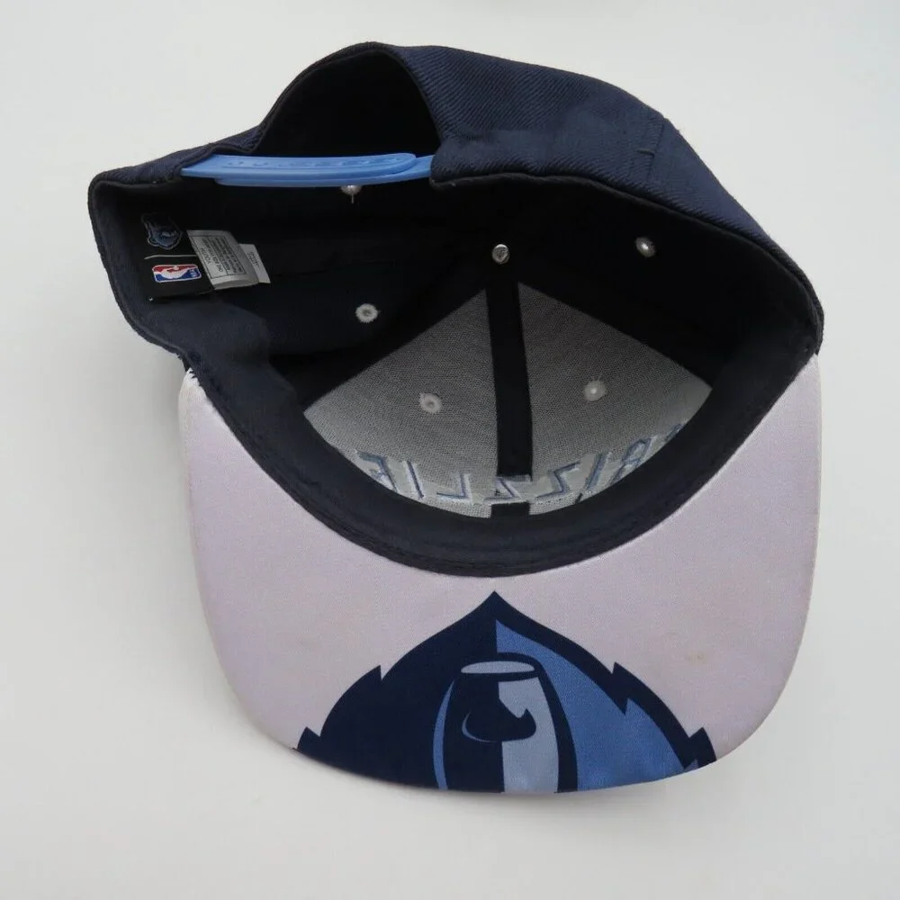Adidas Hat Youth Memphis Grizzlies‎ Snapback Cap Embroidered Spellout Bear Bill